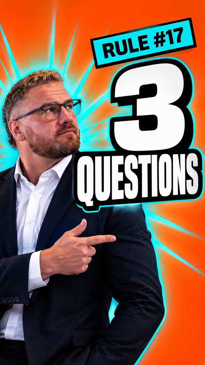 Cover with an oversized numeral 3 above the word QUESTIONS on orange.